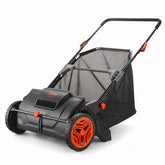Large-Capacity Push Lawn Sweeper – Manual Yard & Leaf Collector