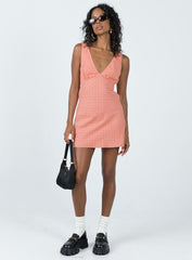 Nellie Mini Dress Rust