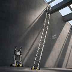 Multi-Position Folding Extension Ladder – Adjustable Portable Ladder for Home & Work Use