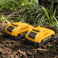 20V Cordless Garden Cultivator – 360RPM Electric Soil Tiller with Dual Batteries & Charger