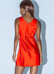 Nellie Mini Dress Red