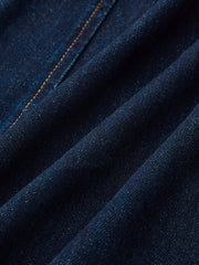 Belted Denim Blazer Dress