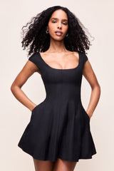 Leila Twill Mini Dress