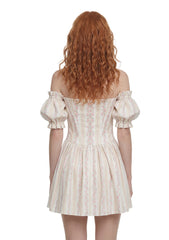 Holding Court Corset Dress - White