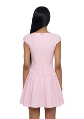 Sweet Of You Peplum Dress - Pink