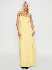 Leticia Maxi Dress Lemon
