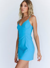 Novella Mini Dress Blue