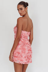 In Paris Embellished Mini Dress Pink