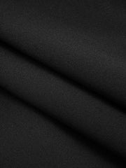 Sheer-Sleeve Flared-Cuff Mini Dress