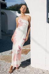 Cove Floral Satin Maxi Dress
