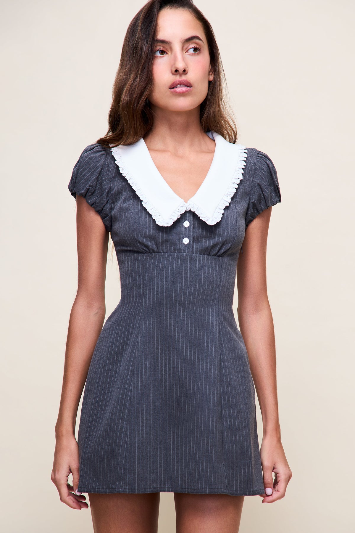 Jane Eyelet Mini Dress