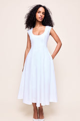 Leila Cotton Poplin Dress