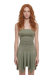 Flora Strapless Fairy Dress - Sage