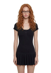 Tashi Tennis Dress - Black