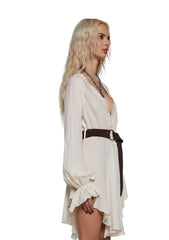 Alana Frills Wrap Dress