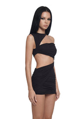 Vigilant Asymmetrical Wrap Dress