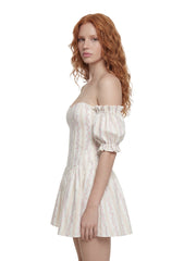 Holding Court Corset Dress - White