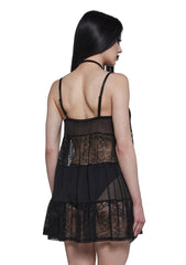 Iris Lace Baby Doll Dress