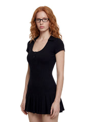 Tashi Tennis Dress - Black